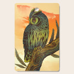Dusk Owl Cutting Board Gallery Image 1