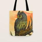 Dusk Owl Tote Bag Gallery Image 1