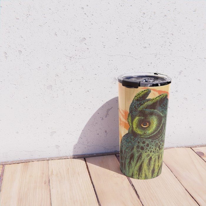 Dusk Owl Travel Mug Gallery Image 4