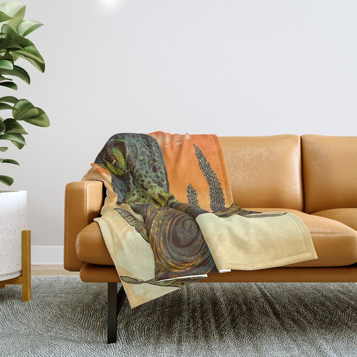 Dusk Owl Throw Blanket Gallery Image 1