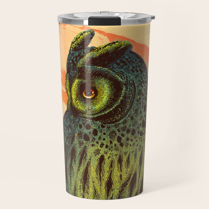 Dusk Owl Travel Mug Gallery Image 1