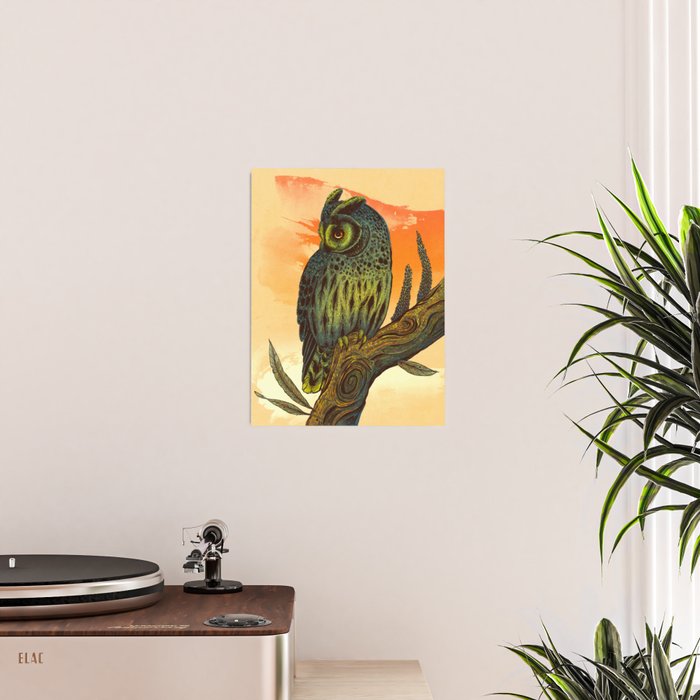 Dusk Owl Poster Gallery Image 2