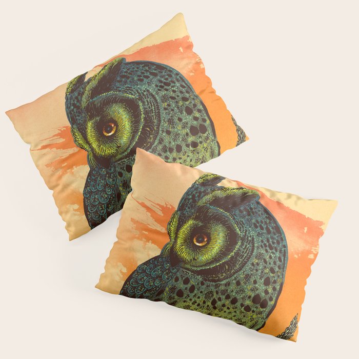 Dusk Owl Pillow Sham Gallery Image 3