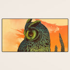 Dusk Owl Desk Mat Gallery Image 3