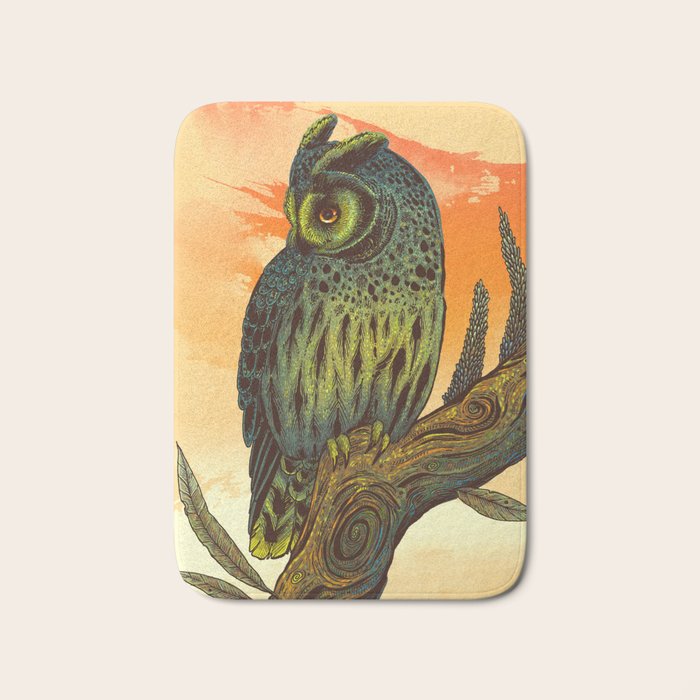 Dusk Owl Bath Mat Gallery Image 1