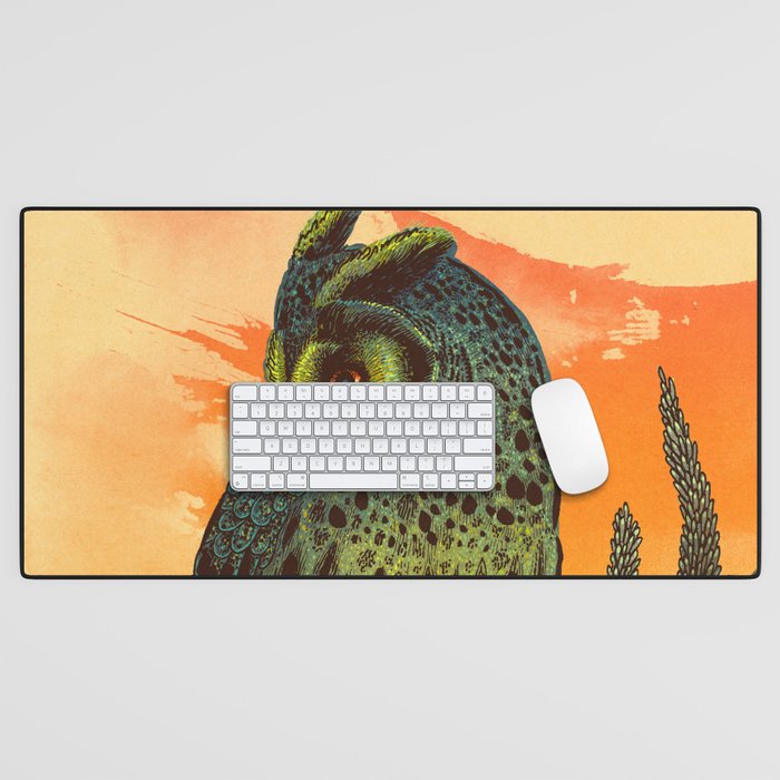 Dusk Owl Desk Mat Gallery Image 1
