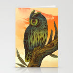 Dusk Owl Stationery Card Gallery Image 2