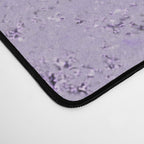 Modern elegant lavender lilac glitter marble Desk Mat Gallery Image 4
