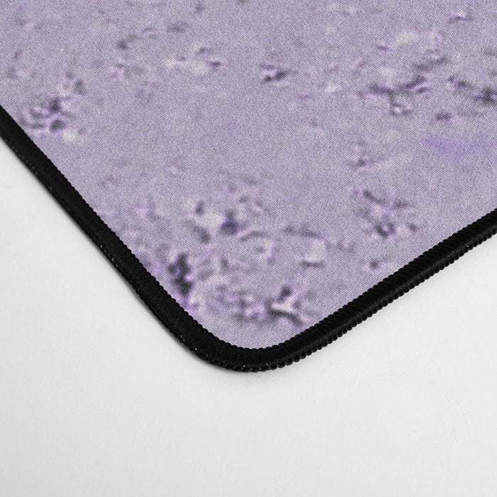 Modern elegant lavender lilac glitter marble Desk Mat Gallery Image 4