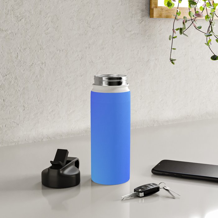 16 Blue Gradient 220506 Aura Ombre Valourine Digital Minimalist Art Water Bottle Gallery Image 4