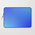 16 Blue Gradient 220506 Aura Ombre Valourine Digital Minimalist Art Laptop Sleeve Gallery Image 1
