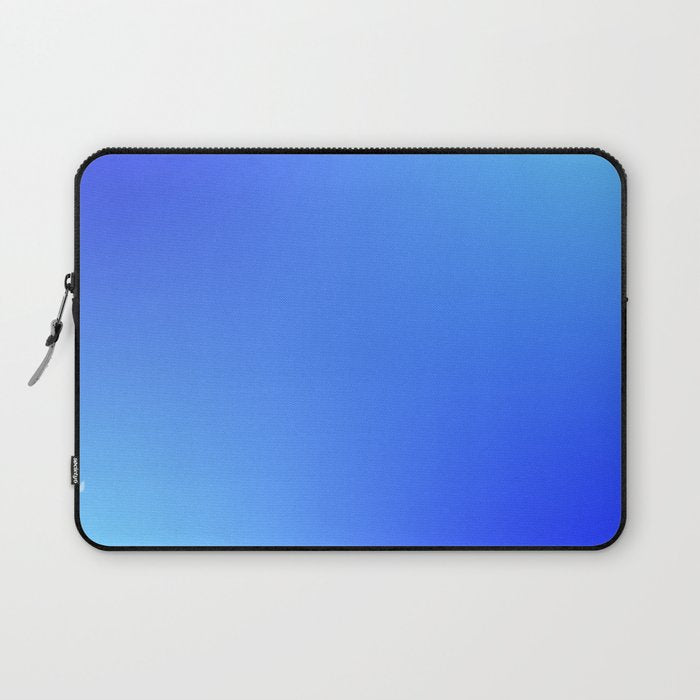 16 Blue Gradient 220506 Aura Ombre Valourine Digital Minimalist Art Laptop Sleeve Gallery Image 1