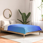 16 Blue Gradient 220506 Aura Ombre Valourine Digital Minimalist Art Comforter Gallery Image 2