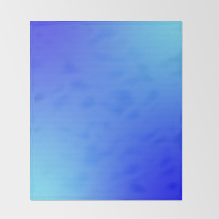 16 Blue Gradient 220506 Aura Ombre Valourine Digital Minimalist Art Throw Blanket Gallery Image 2