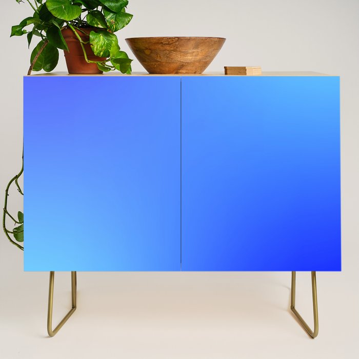 16 Blue Gradient 220506 Aura Ombre Valourine Digital Minimalist Art Credenza Gallery Image 1