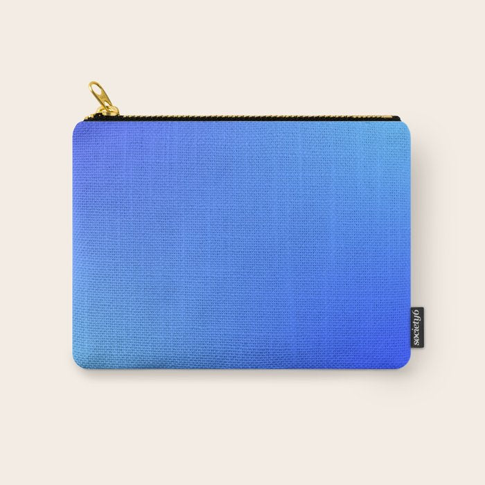 16 Blue Gradient 220506 Aura Ombre Valourine Digital Minimalist Art Carry All Pouch Gallery Image 1