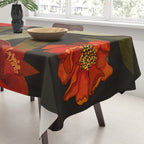 Pomegranate Botanical Art 2 Tablecloth Gallery Image 3