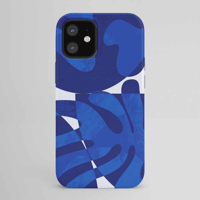 geometric blue matisse shapes iPhone Case Gallery Image 42