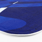geometric blue matisse shapes Bath Mat Gallery Image 3