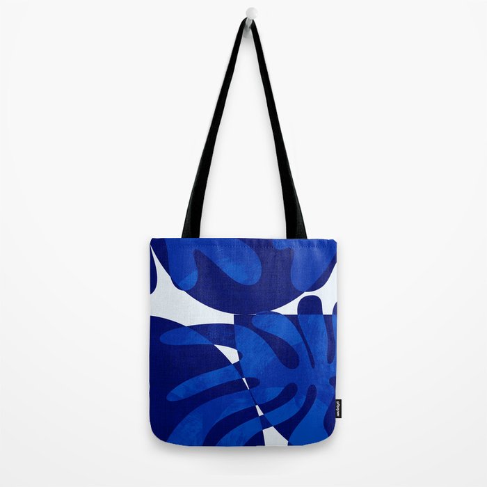 geometric blue matisse shapes Tote Bag Gallery Image 2