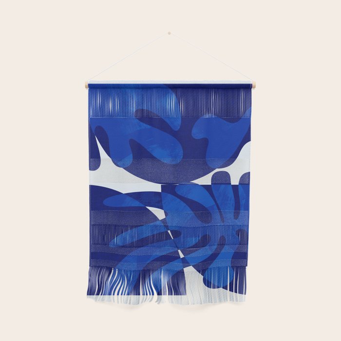 geometric blue matisse shapes Wall Hanging Gallery Image 1