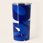 geometric blue matisse shapes Travel Mug Gallery Image 1