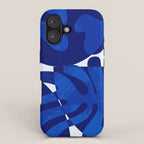geometric blue matisse shapes iPhone Case Gallery Image 1