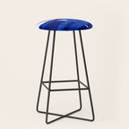 geometric blue matisse shapes Stool Gallery Image 1