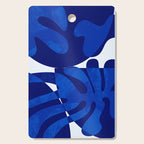 geometric blue matisse shapes Cutting Board Gallery Image 1