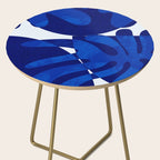 geometric blue matisse shapes Side Table Gallery Image 2