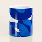 geometric blue matisse shapes Coffee Mug Gallery Image 4