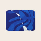 geometric blue matisse shapes Bath Mat Gallery Image 1