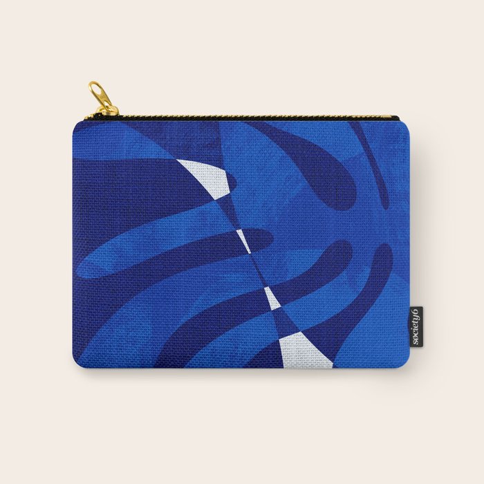 geometric blue matisse shapes Carry All Pouch Gallery Image 1