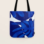 geometric blue matisse shapes Tote Bag Gallery Image 1