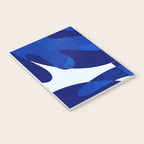 geometric blue matisse shapes Notebook Gallery Image 3