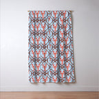 Coastal Lobster Elegance Window Curtain Gallery Image 3