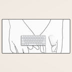 Pinky Promise IV Desk Mat Gallery Image 1