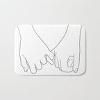 Pinky Promise IV Bath Mat Gallery Image 1