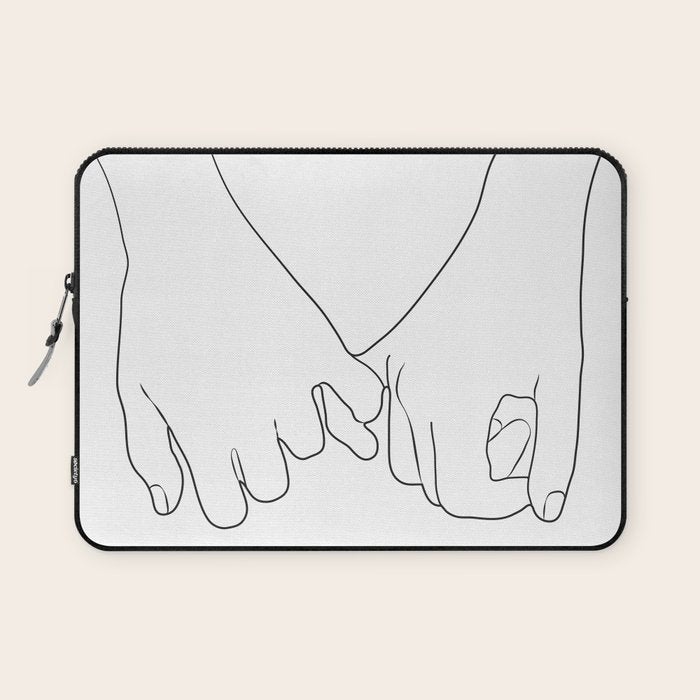Pinky Promise IV Laptop Sleeve Gallery Image 1