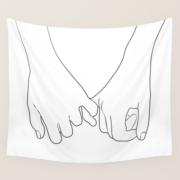 Pinky Promise IV Wall Tapestry Gallery Image 4