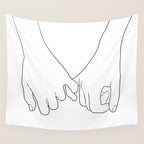 Pinky Promise IV Wall Tapestry Gallery Image 4