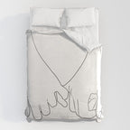Pinky Promise IV Duvet Cover Gallery Image 6