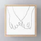 Pinky Promise IV Mini Art Print Gallery Image 1