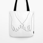 Pinky Promise IV Tote Bag Gallery Image 1