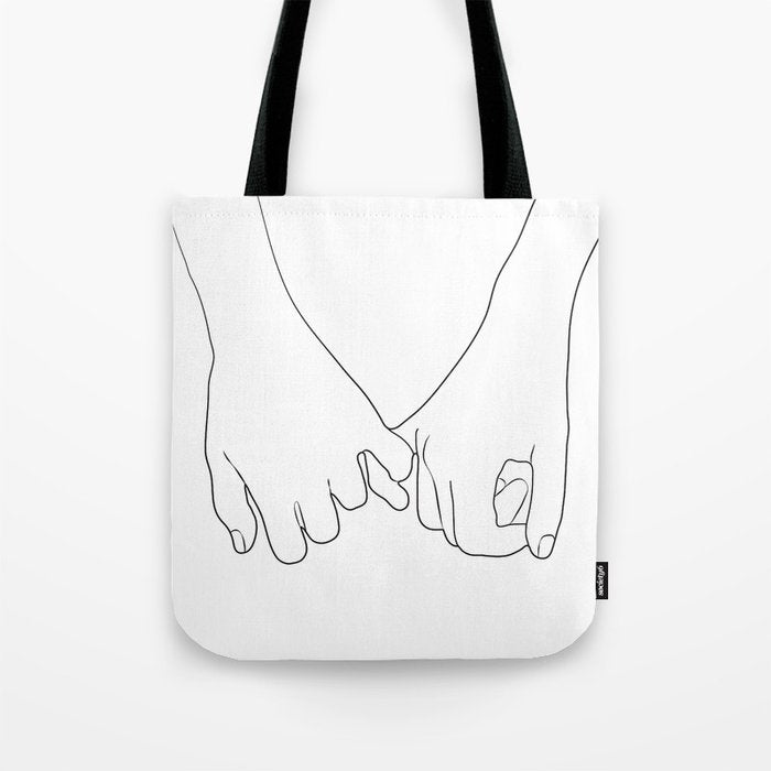 Pinky Promise IV Tote Bag Gallery Image 1
