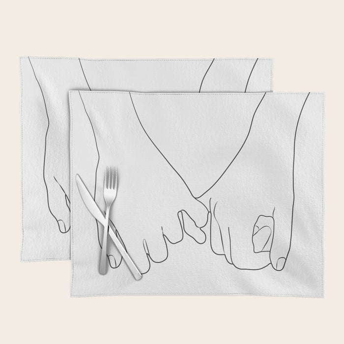 Pinky Promise IV Placemat Gallery Image 1