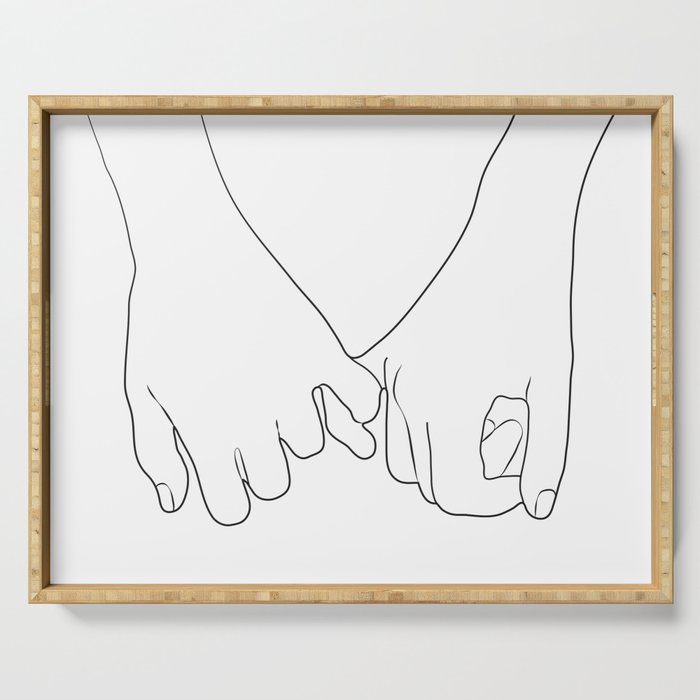Pinky Promise IV Serving Tray Gallery Image 1