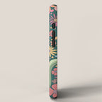 Retro Hippie 70s rainbow flower garden pattern  iPhone Case Gallery Image 2