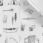 Simple Camping Wall Tapestry Gallery Image 3