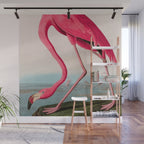 American Flamingo Birds of America Audubon Illustration Bird Lovers Gift Wall Mural Gallery Image 1